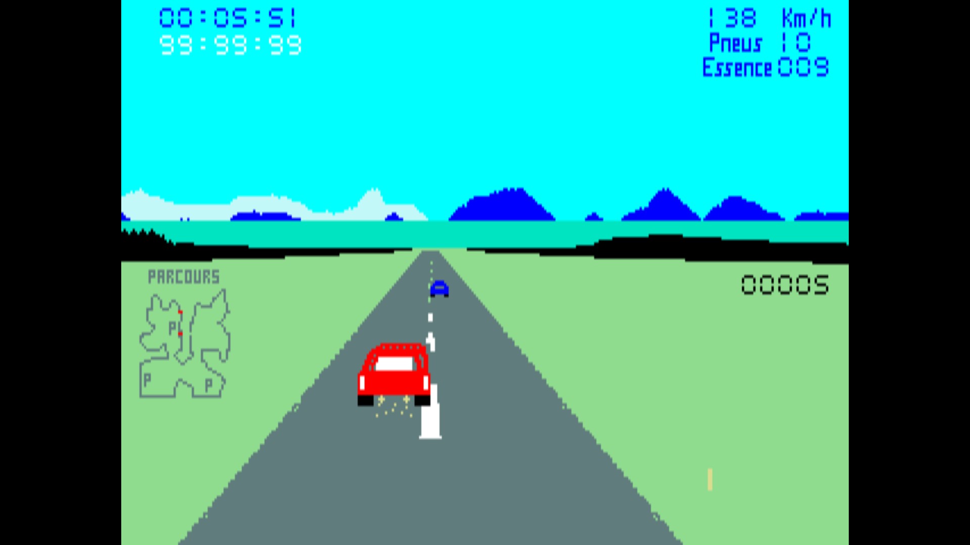 capture d'écran du jeu Speedway pour ordinateur TO8