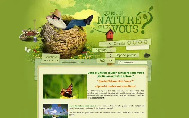 Site vitrine réalisé pour une association locale