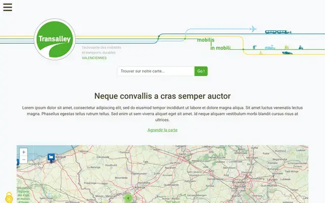 Extrait d'un projet de carte en cours de création