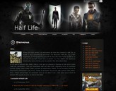 capture d'écran d'un site sur la série de jeu Half-Life
