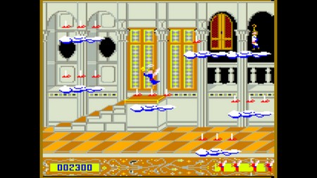 Capture d'écran du jeu Dom Camillo pour ordinateur Thomson TO8 réalisée l'émulateur avec MAME